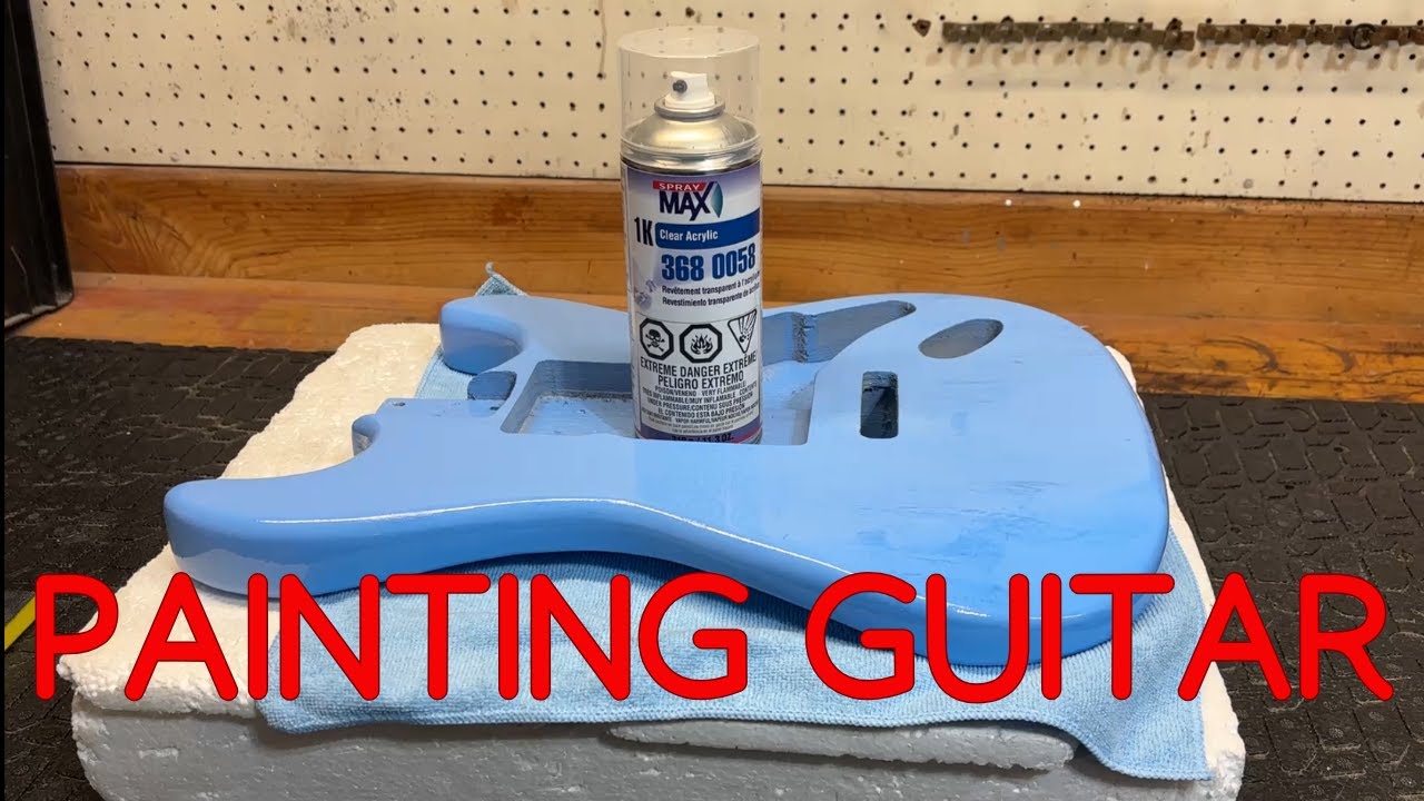 Painting A Guitar Body