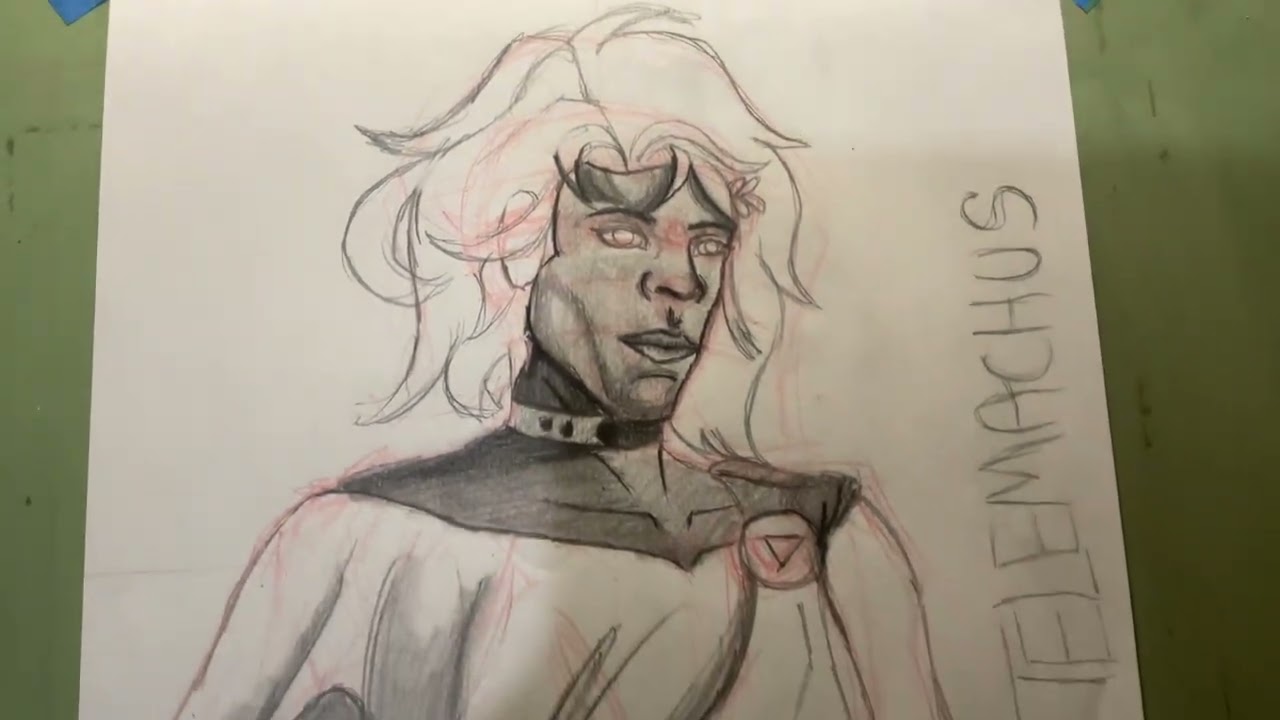 Drawing Telemachus from epic the musical realism part 1