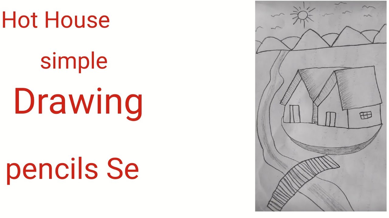 Hot House Drawing 🛖 lleasy drawing #hotdrawing#art #easydrawing #youtubevideos 