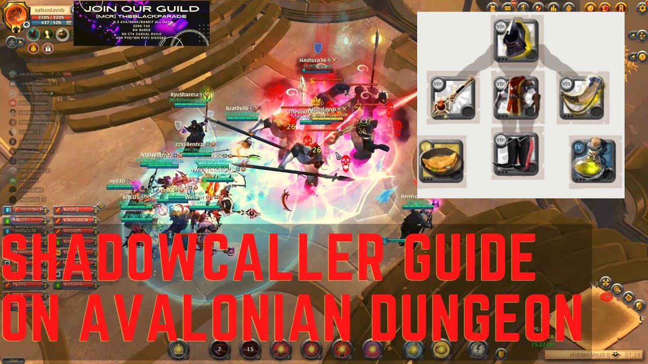 Albion - Shadowcaller guide on avalonian dungeons