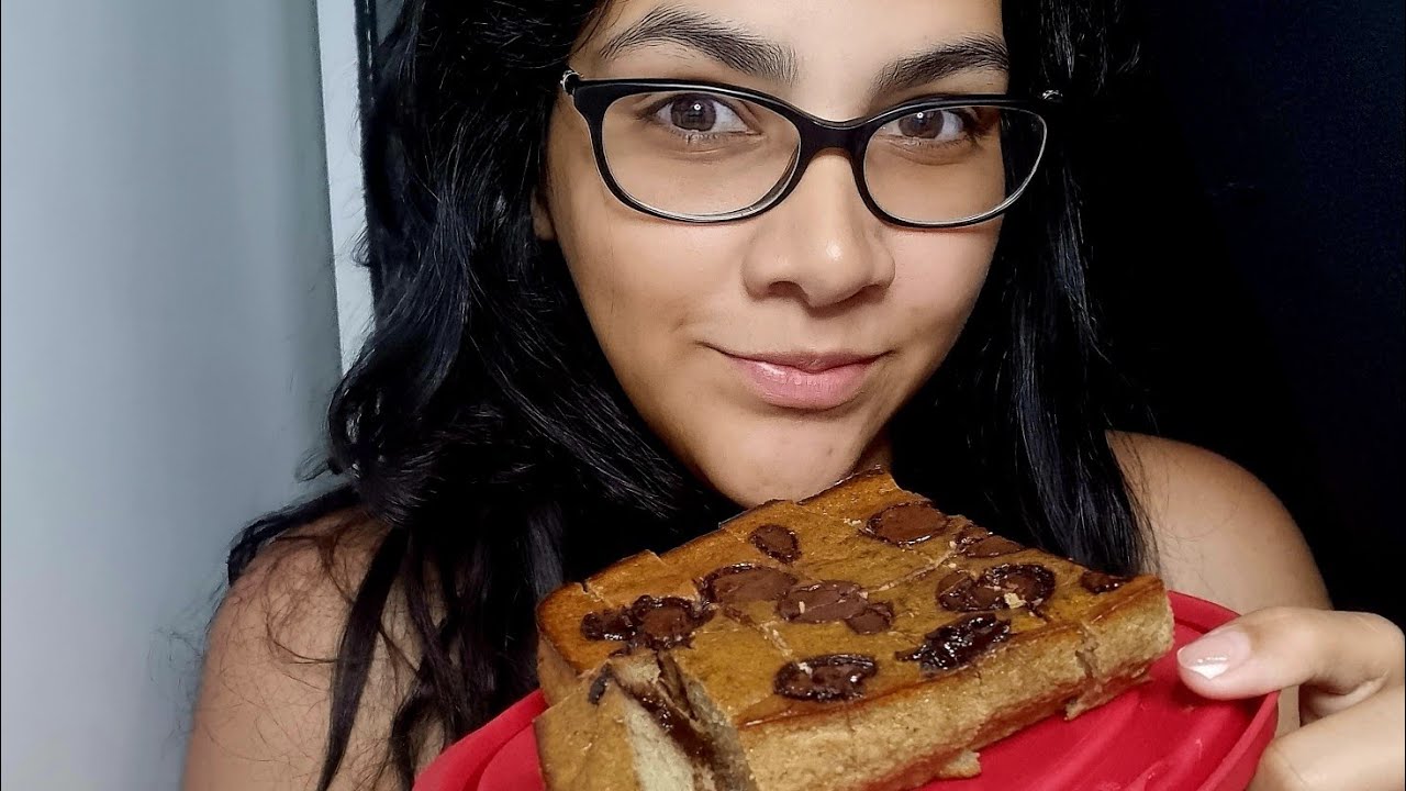 ASMR comiendo budín de avena y banana | Desayuno contigo
