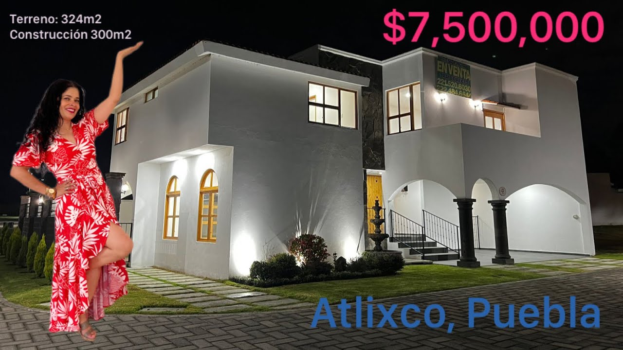 Hermosa y espaciosa residencia en Atlixco de las Flores, Puebla. Cancha de Pádel y más amenidades.