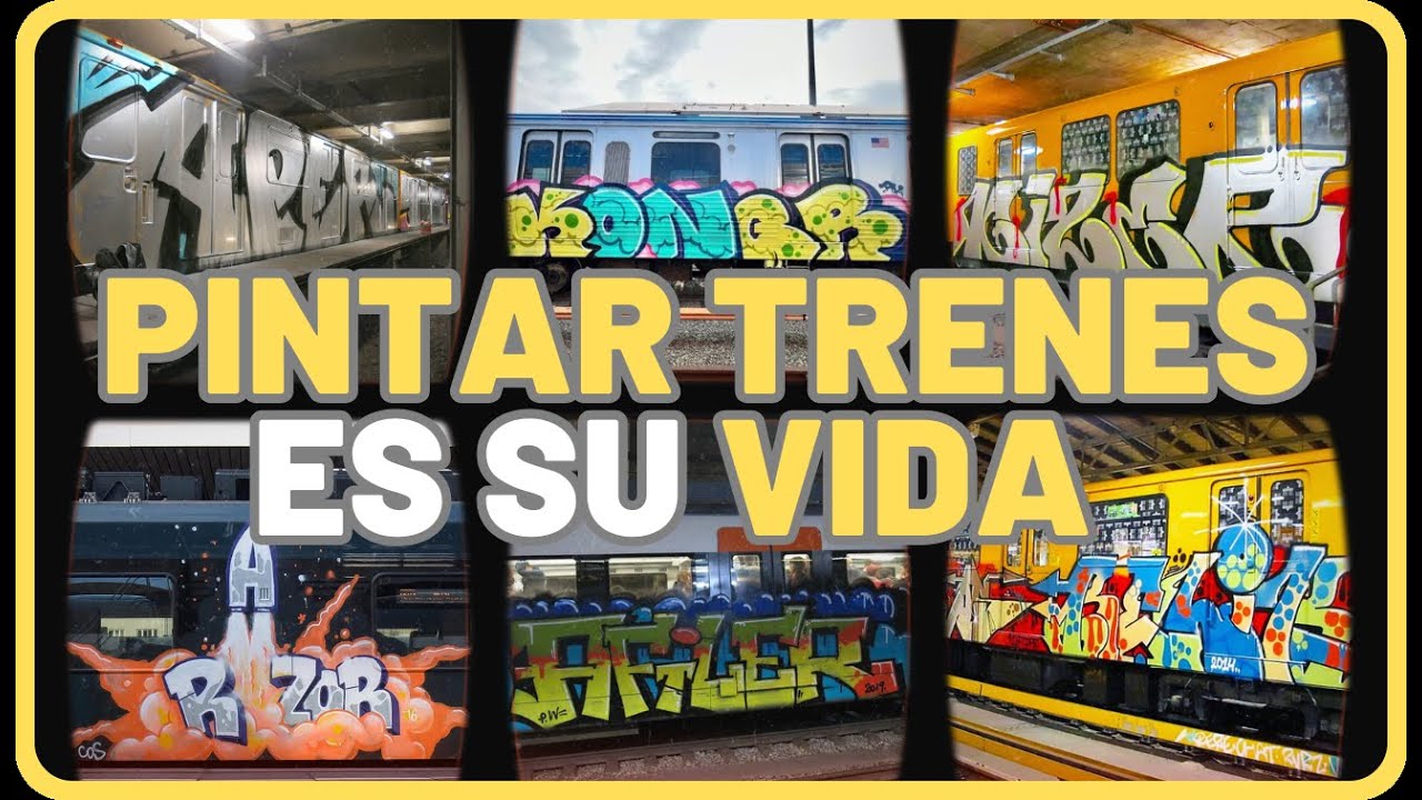 ▶️ 5 ESCRITORES de GRAFFITI en TRENES con IMPACTO MUNDIAL