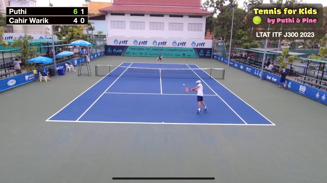 Kunanan Pantaratorn (Puthi) vs Cahir Warik : LTAT ITF J300 Nonthaburi 2023
