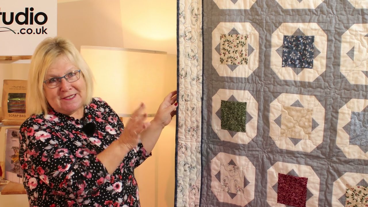 A Charming Quilt Made with Charm Squares