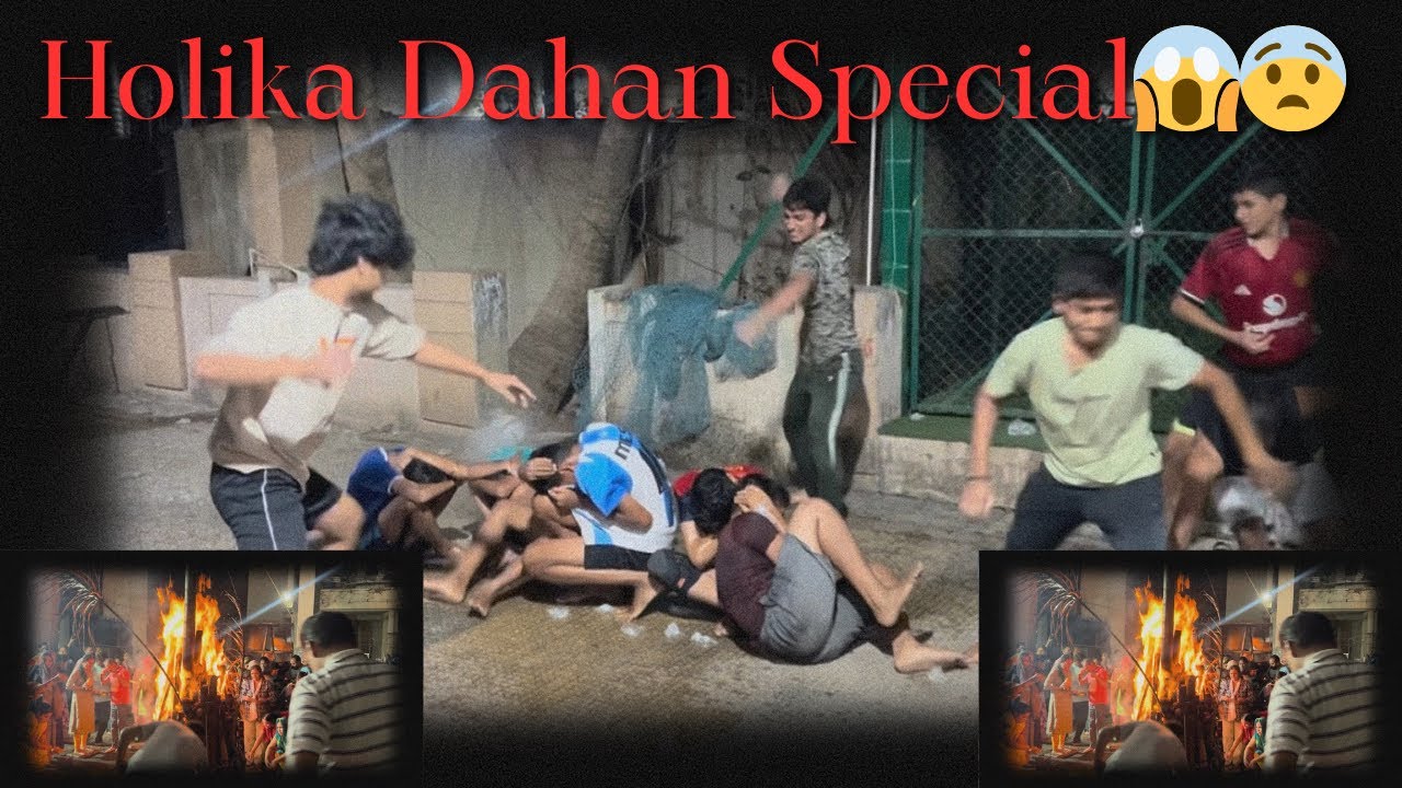 Holika Dahan Celebration 2026 in Our Society 🔥 | Kids Balloon Games is very Danger ‼️ & Fire Ritual