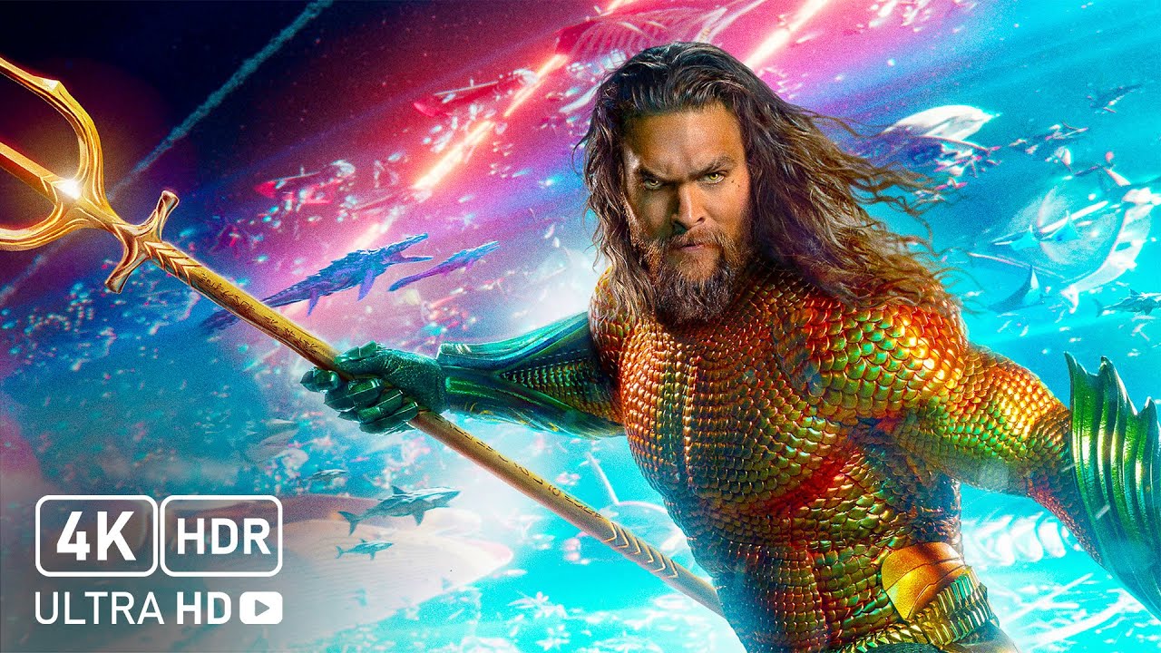 Aquaman Full Action Scenes 4K HDR - Hollywood Movie Sci-Fi Underwater | Top SuperHero Review 2024