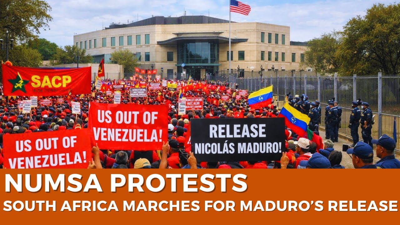 South Africans Protest at U.S. Consulate: Demands Maduro's Release