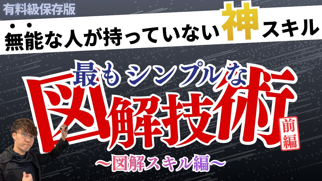 仕事の理解力・説明力が一気に変わる～“考えを構造で捉える”最初の一歩【図解思考の基礎】