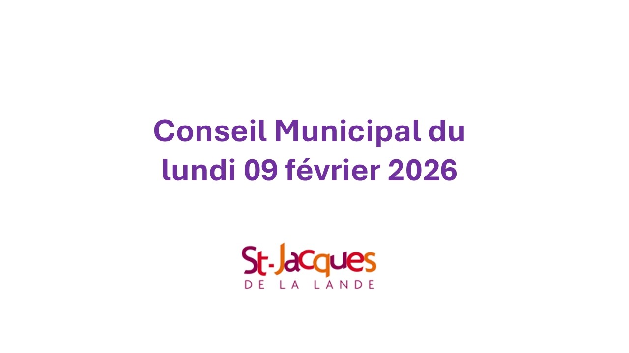 Conseil municipal du 9 février 2026
