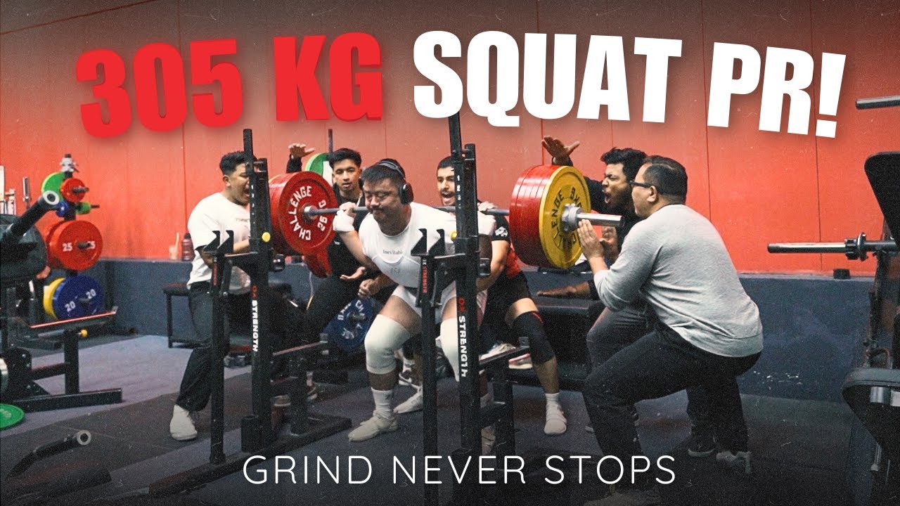 Tyson totals 757.5 KG in Training || 305kg Squat 🇳🇵