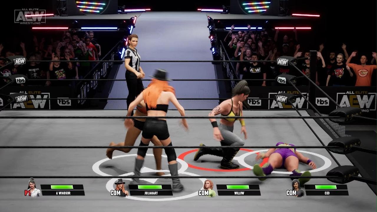 AEW: Fight Forever Willow Nightingale vs Alex Windsor vs Julia Hart vs Mercedes Moné