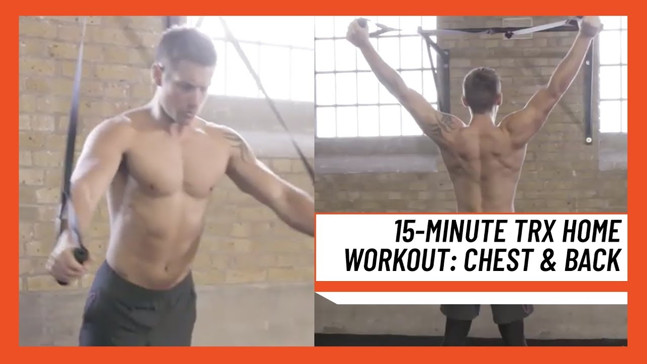 15-Minute TRX Home Workout | Build a Bigger Chest & Back | Men's Health UK