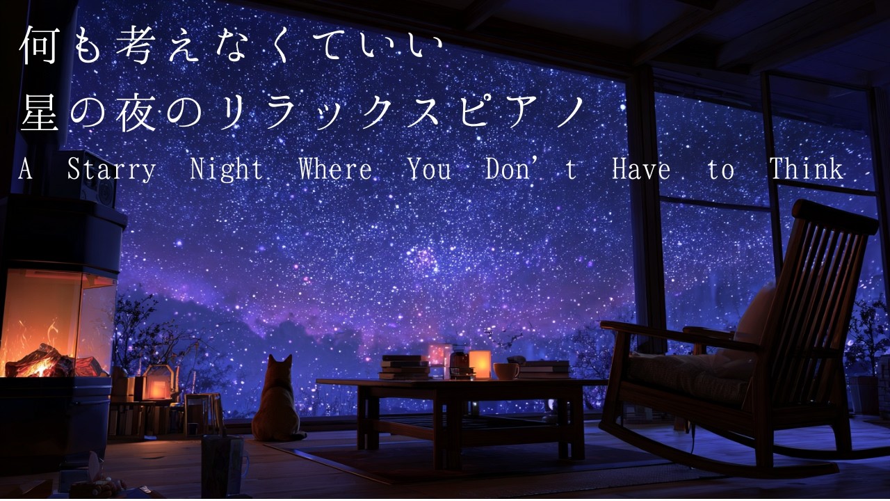 【癒しPiano】何も考えなくていい星の夜 | A Starry Night Where You Don’t Have to Think