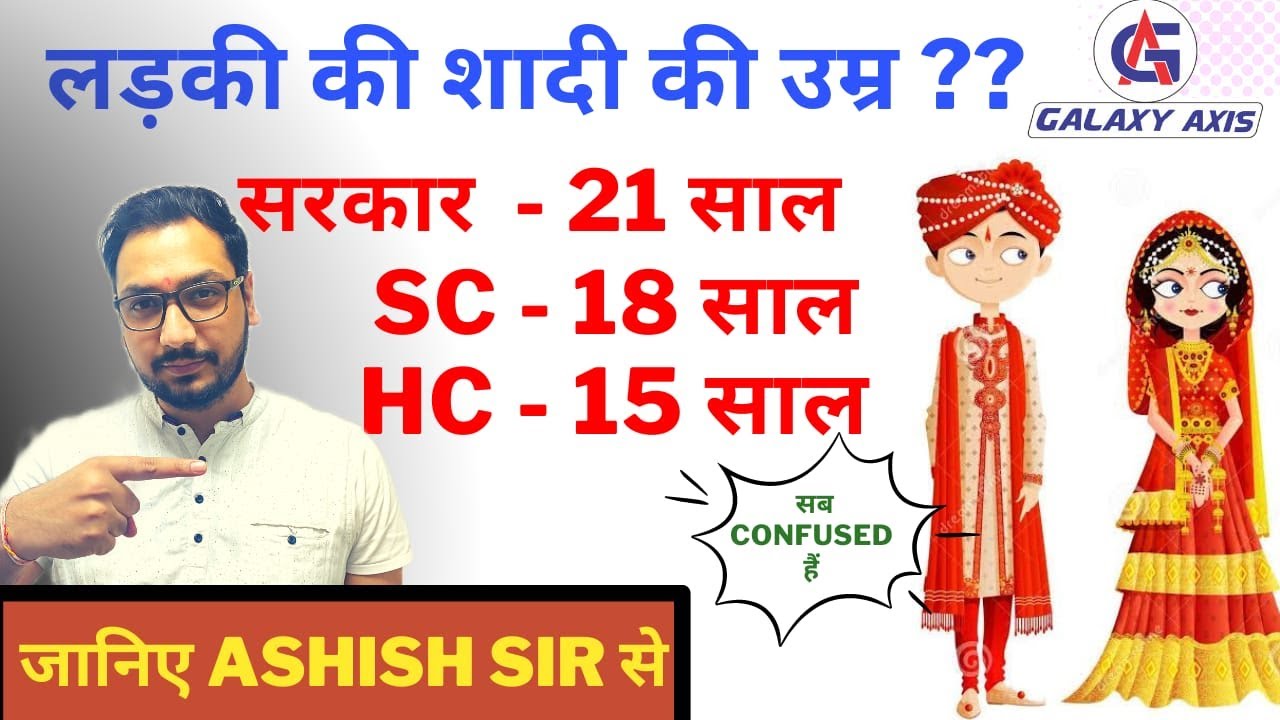 Marriage Age for Women | Marriage Under Muslim Law | POCSO Act | Right Age for Marriage?