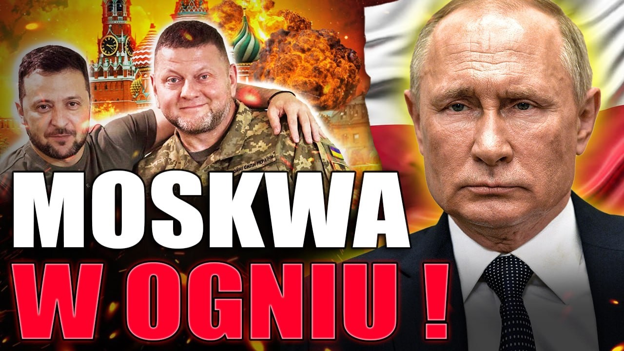 MOSKWA W OGNIU! 300 DRONÓW nad STOLICĄ – Putin kompletnie ZASKOCZONY