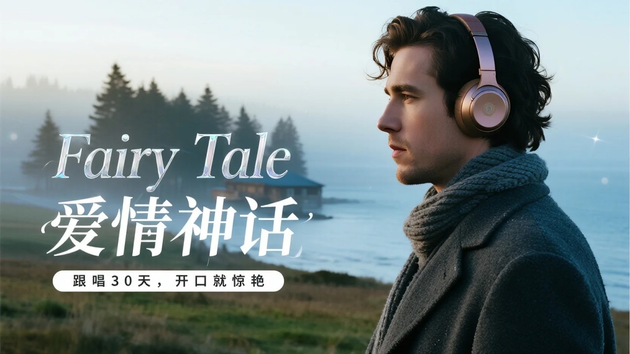 一眼萬年的宿命感！《Fairy Tale》歌詞詳解，零基礎優雅學英文