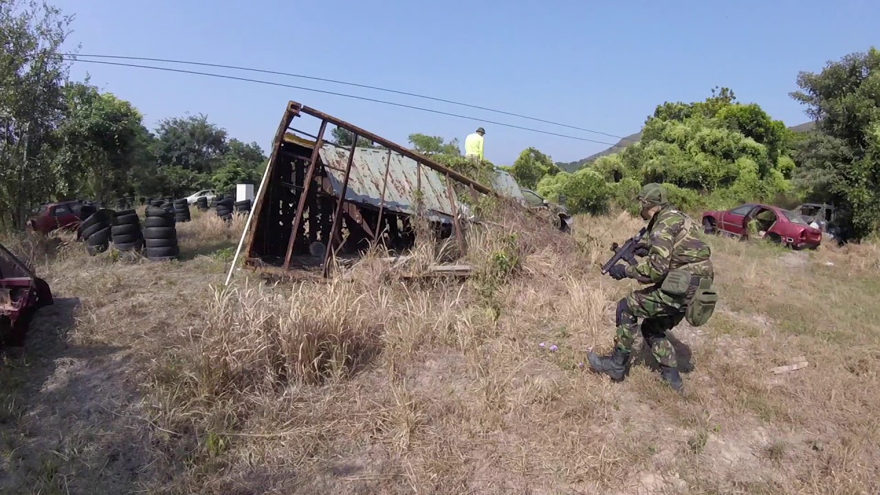 Airsoft GBB | Big Land Area | Big Bull with us to play the game | Marui M4 GBB