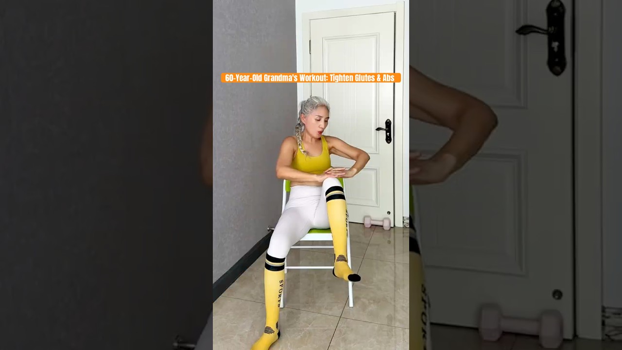 60 Year Old Grandma’s Daily Home Workout 4 Easy Moves to Tone Abs, Legs, and Waist