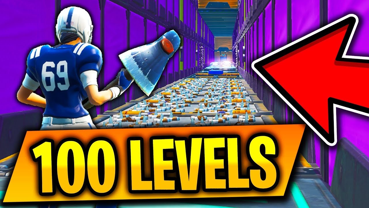 DEATHRUN SPECIAL 100 LEVEL ULTRA DINGUE SUR FORTNITE CREATIF !
