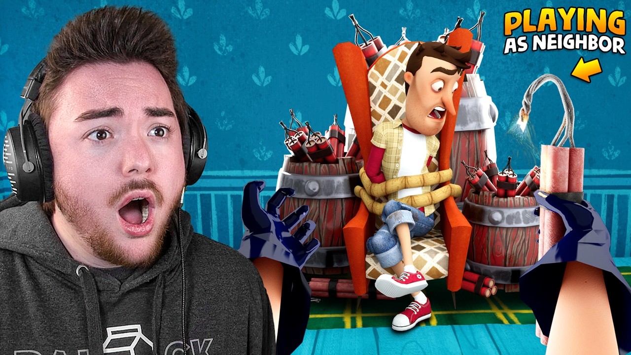 ИГРАЮ ЗА СОСЕДЯ, НО ВСЕ ВЫШЛО ИЗ-ПОД КОНТРОЛЯ&hellip; (Часть 19) | Геймплей Hello Neighbor (Моды)