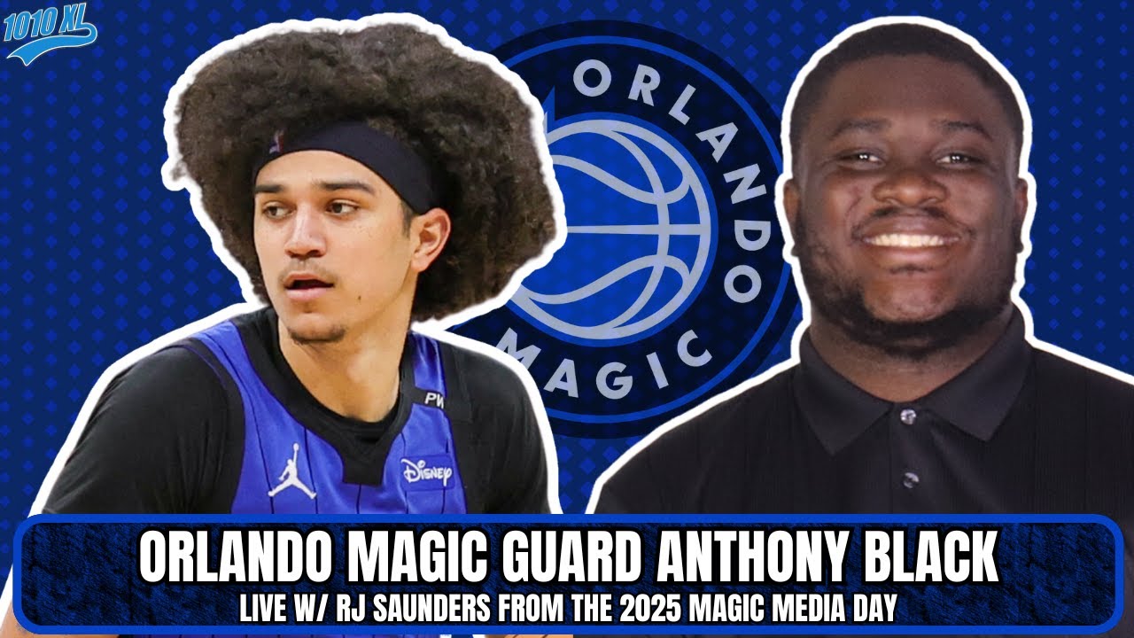 Anthony Black LIVE from the 2025 Orlando Magic Media Day