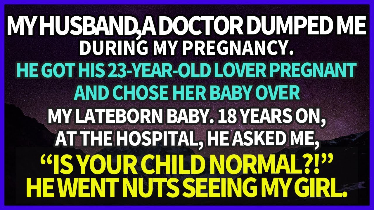 My husband dumped me, choosing his young lover's baby over my baby. But he went nuts seeing my girl.
