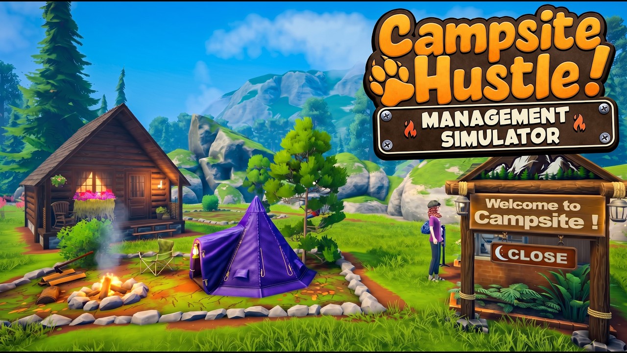 Тестируем новейший симулятор управления кемпингом! | Campsite Hustle | Часть 1