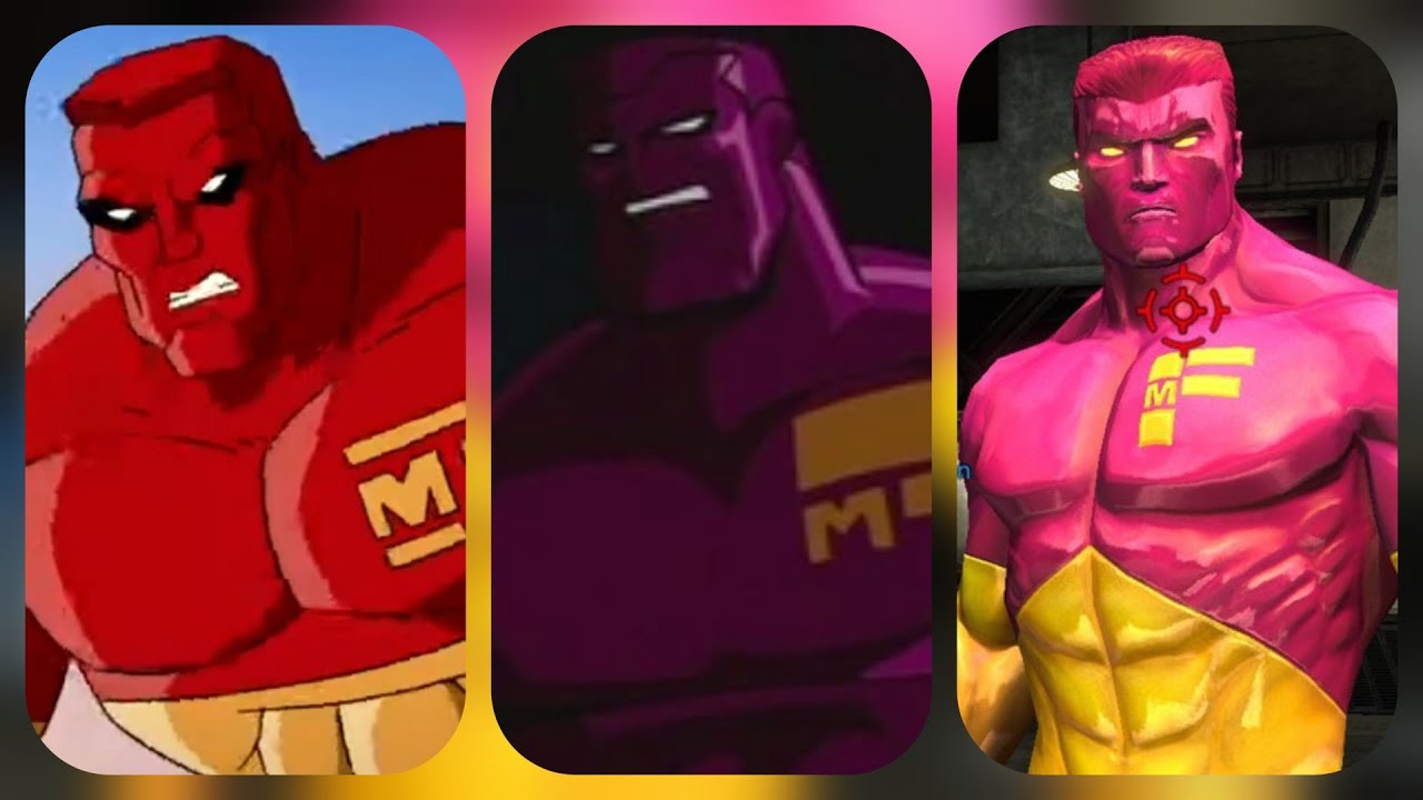 Эволюция «Major Force» в мультфильмах и видеоиграх (DC Comics)