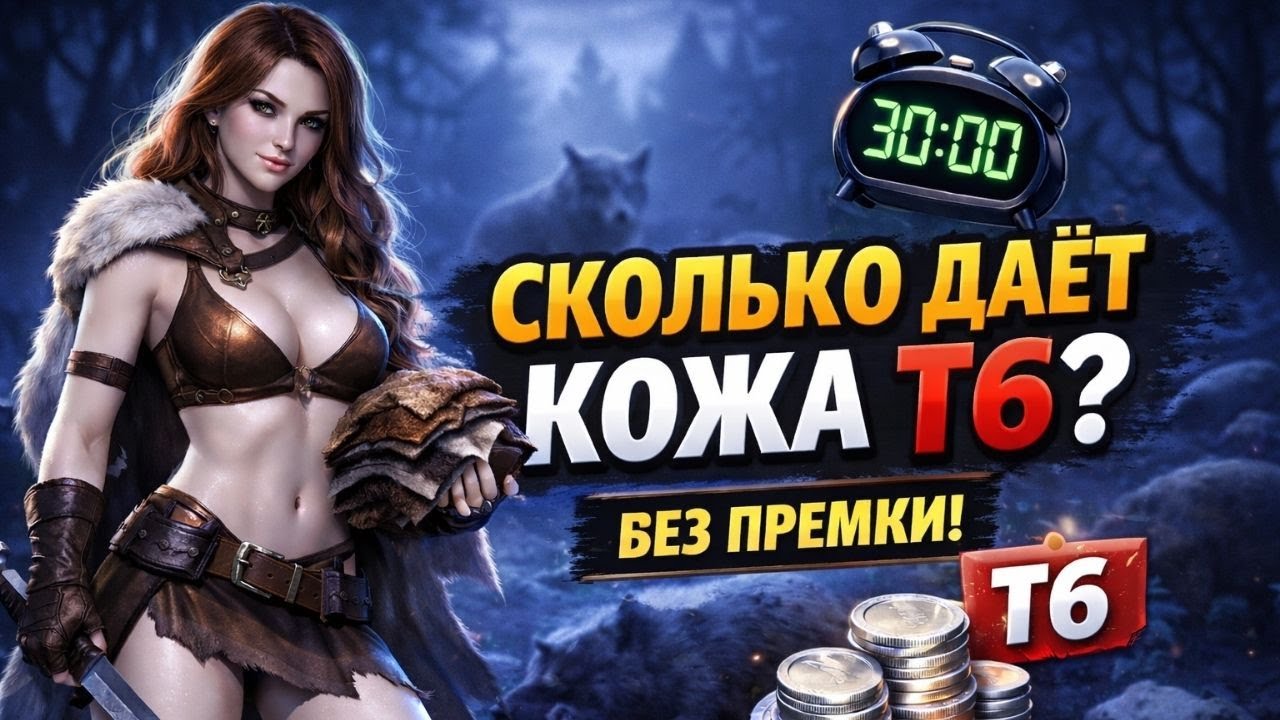 СКОЛЬКО ДАЁТ КОЖА T6 ЗА 30 МИНУТ? 💰 | ФАРМ БЕЗ ПРЕМКИ | Albion Online
