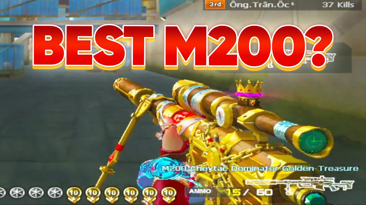 Какая версия M200 имеет самый странный дизайн? | Cheytac M200 Dominator-Golden Treasure