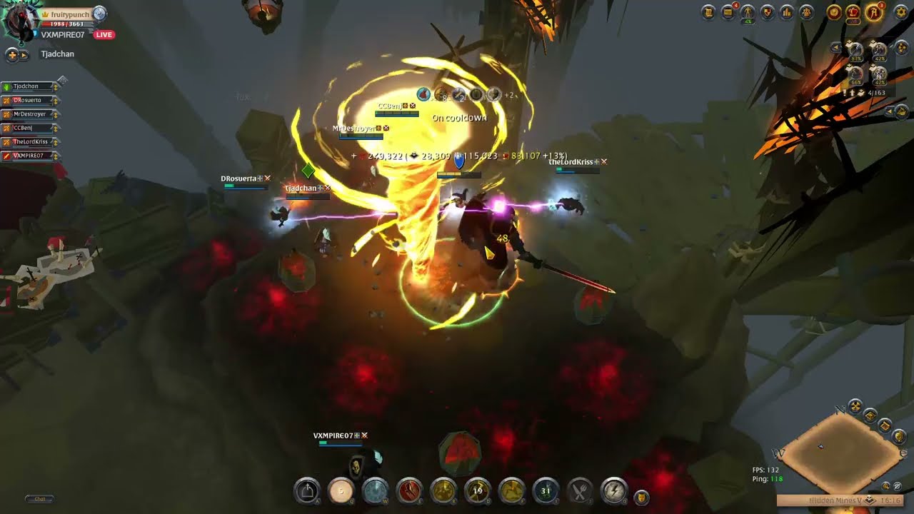 Shadowmask boss Group dunegon 5th floor | Albion Online