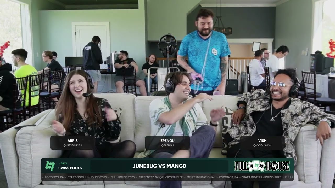 Mango (Falco) против Junebug (DK) | Швейцарская система ставок: Раунд 1 | Lucky7 Full House 2025,...