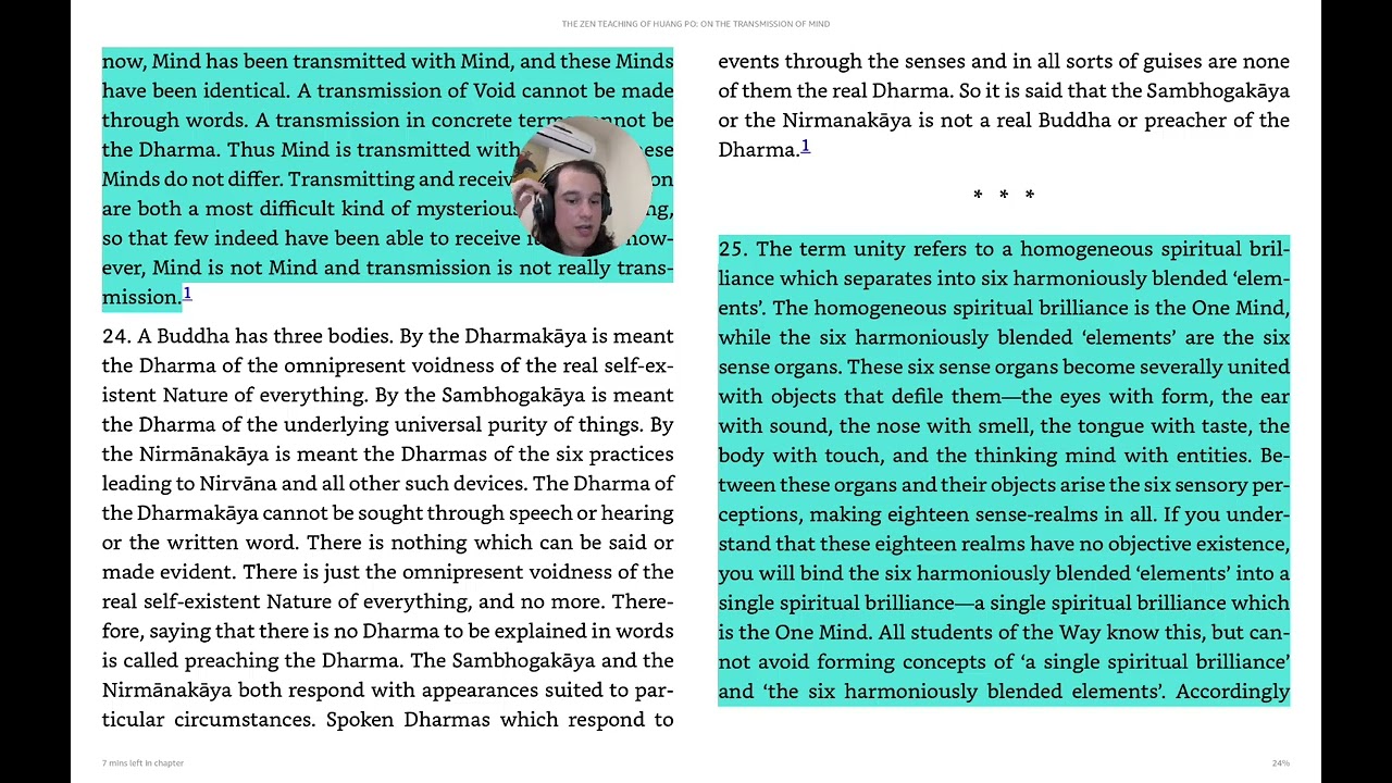 Reading books - The Zen Teachings