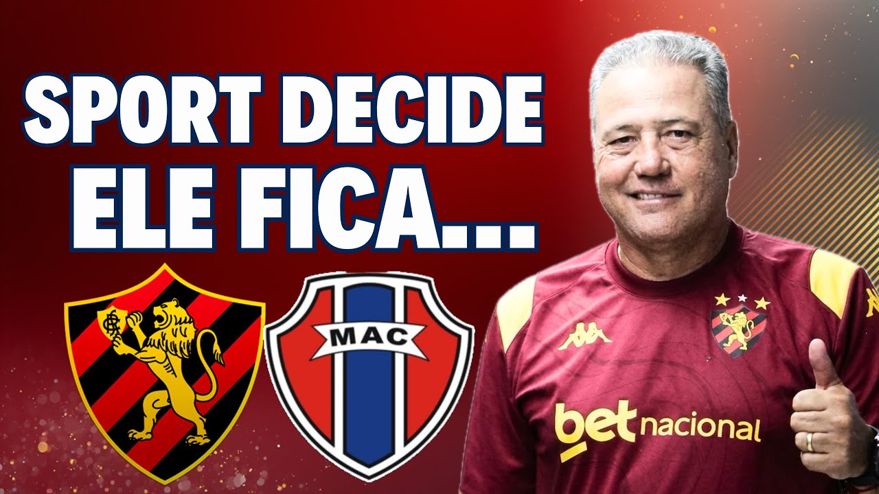 SPORT DECIDE QUE M&Aacute;RCIO GOIANO FICA...