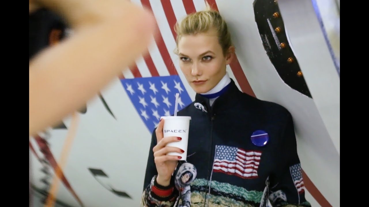 Cover Shoot at a Rocket Factory | Karlie Kloss