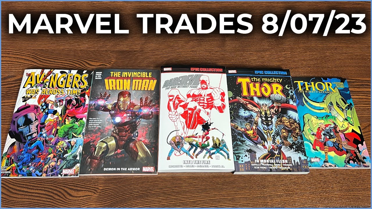 New Marvel Books 08/08/23 Overview| THOR EPIC: IN MORTAL FLESH  | DAREDEVIL EPIC: INTO THE FIRE
