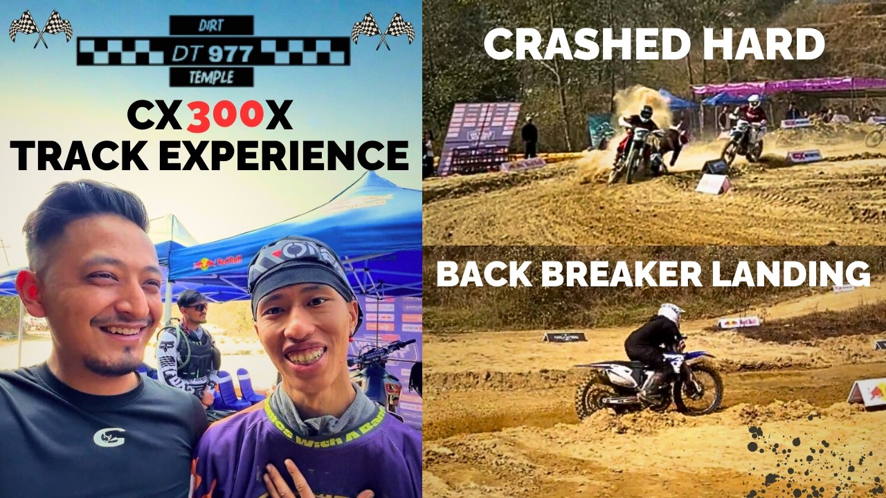 FIRST DIRT TRACK EXPERIENCE ON CX 300X | PRO RIDERS ARE INSANE