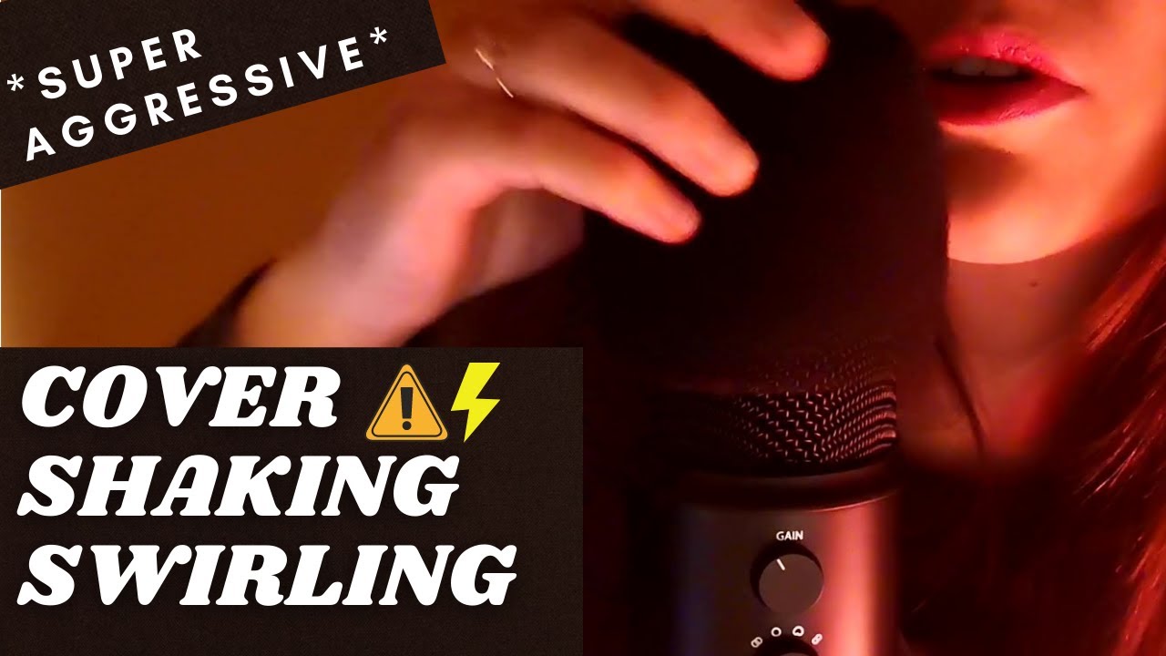 ASMR - Extremely FAST MIC COVER PUMPING, SHAKING, SWIRLING, , Rubbing and SCRATCHING🤤