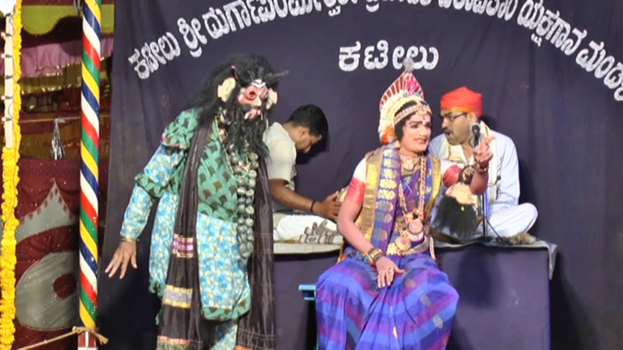 Yakshagana Shree Devi Mahatme| Maalini Doota Hasya| Part-12