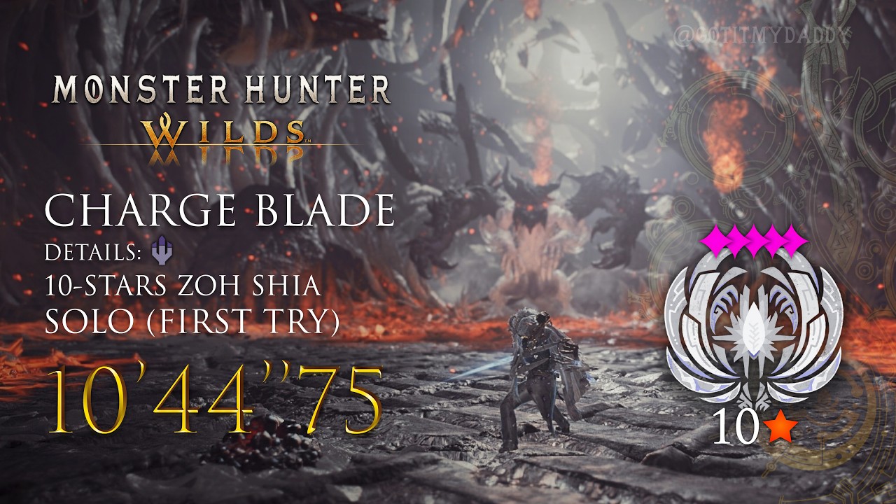 10★ Zoh Shia | Charge Blade Solo (1st try) | 10'44