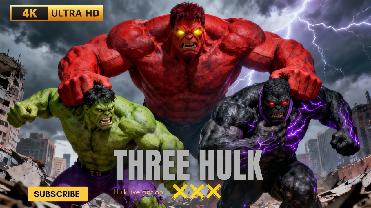 Three Hulk | Epic Fight battle scene(Hulk 2026 New Action)