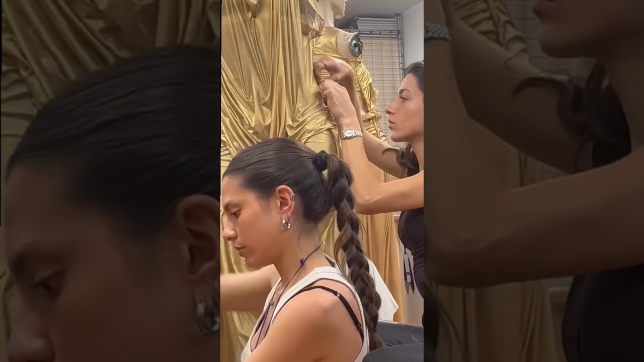 #bts The Making of the #golden #wetlookpants  #4u &nbsp;beyonce&nbsp;Cowboy Carter #tour  Hand crafted,