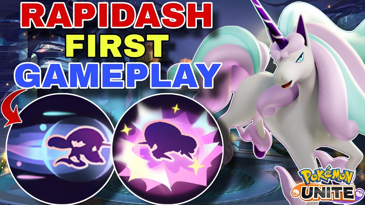 New All-Rounder GALARIAN RAPIDASH First Gameplay | Pokemon Unite PTS Gameplay