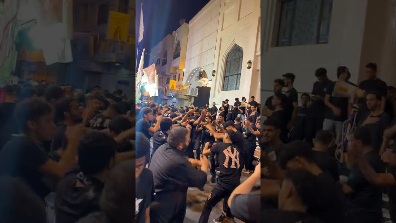 Muharram in bahrain 2024🇧🇭#ashoora #bahrain #iraq #yahussain #matam #manama