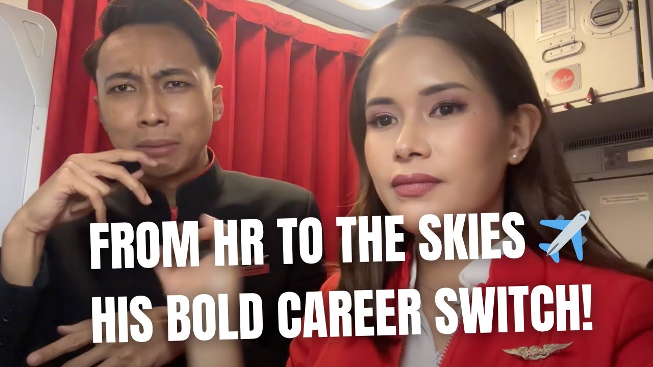 He Quit HR to Become a Flight Attendant?! 😲