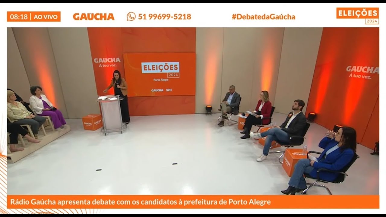 Porto Alegre: Debate com os candidatos à prefeitura | 1º bloco | Eleições 2024 | 25/09/2024
