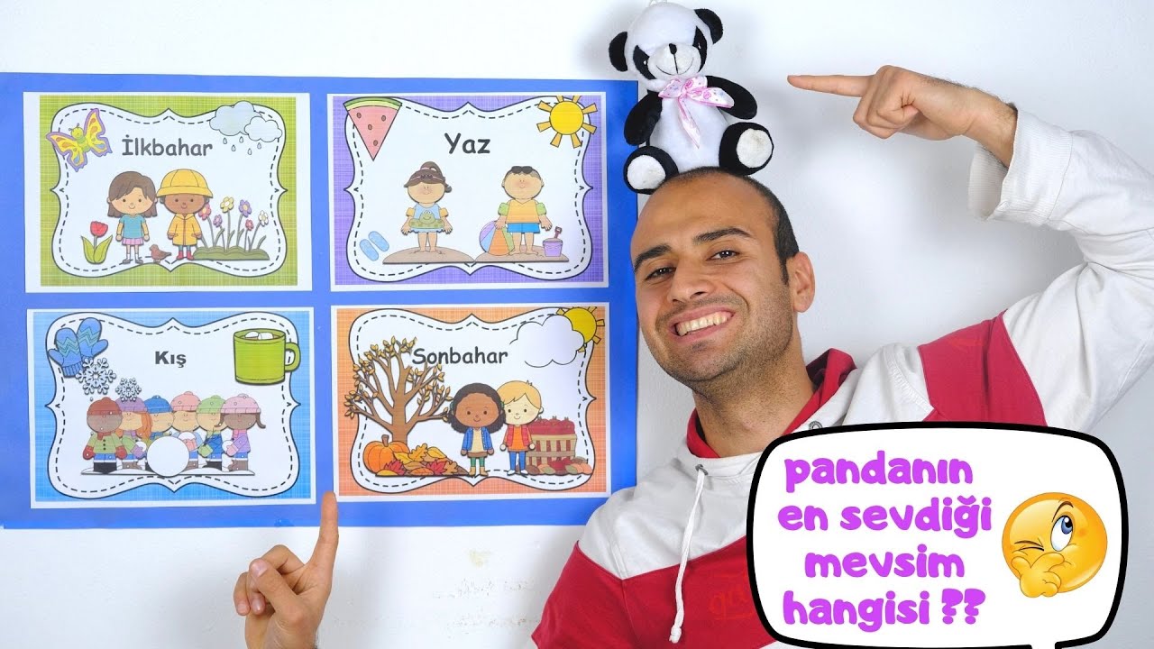 Sevimli Panda Kartopu Oynamaya Kaçtı ☃️ | Mevsimler | Eğitici ve Eğlenceli Çocuk Videosu