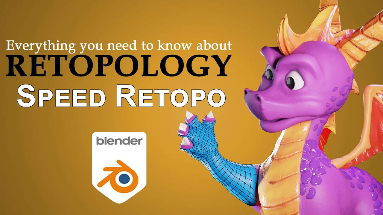 Retopology in Blender - Speed Retopo Addon