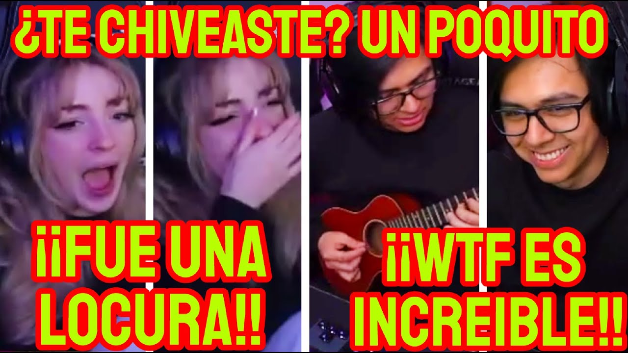 SYLVEEY IMPRESIONADA POR DAARICK TOCANDO EL UKELELE PARA ELLA, DAARICK SE PALTEA (DOBLE PERSPECTIVA)